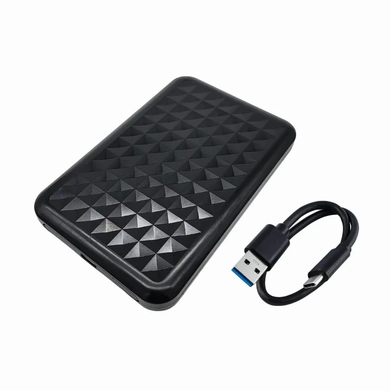 Premier IT Mini External Hard Drive (1TB) Slim USB 3.1 Type-C HDD Compatible with PC, Laptop, Mac, PS5, Xbox - Plug & Play Backup, Storage, Photos, Movies, Games