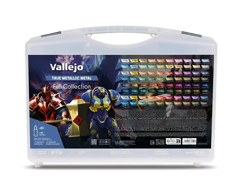 Vallejo TMM Color Case - 80 Colours & Carry Case