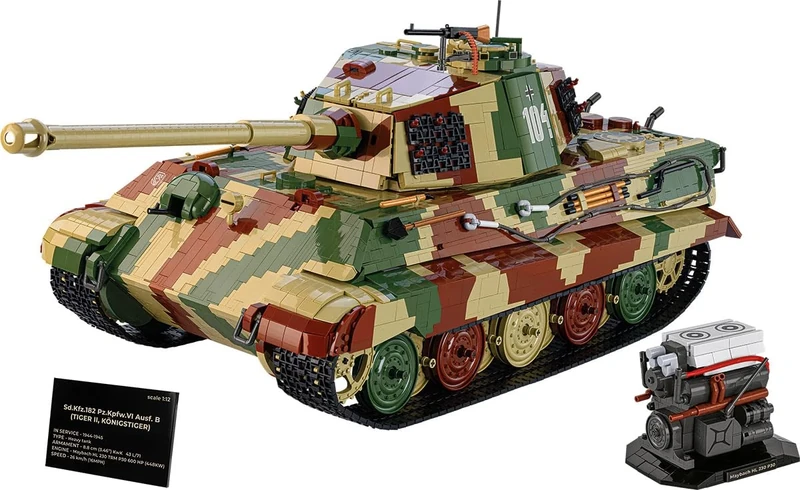 Tiger II Königstiger, 86 cm x 32.5 cm x 29 cm