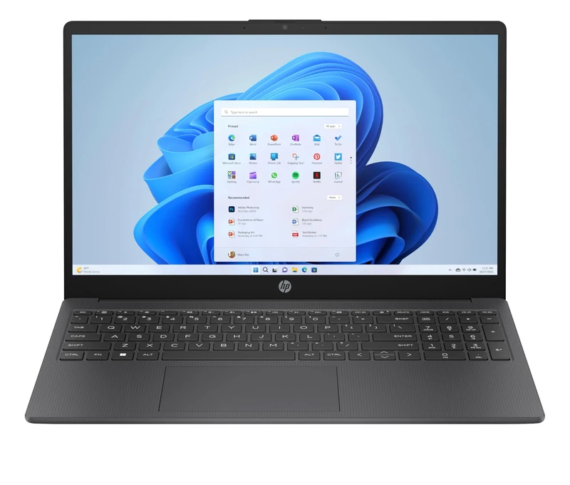 HP 15-fc0008sa 15.6" 1920 x 1080 pixels AMD Athlon Silver 8GB 128GB Hybrid-HDD+SSD Windows 11 Home in S mode