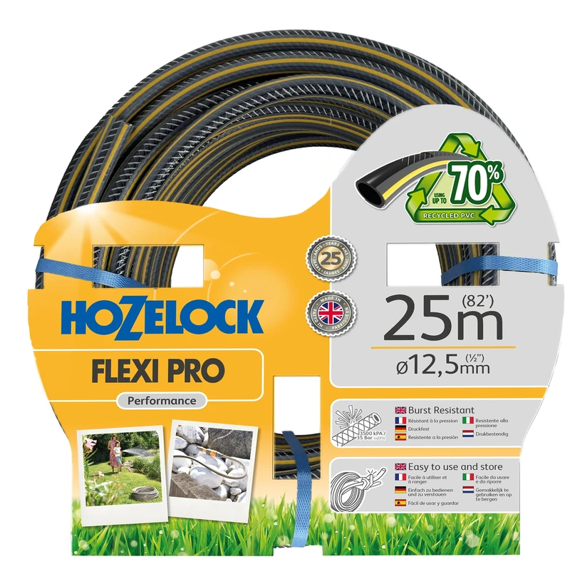 Hozelock Ltd 100-101-511 Flexi Pro Hose Garden, Yellow & Grey