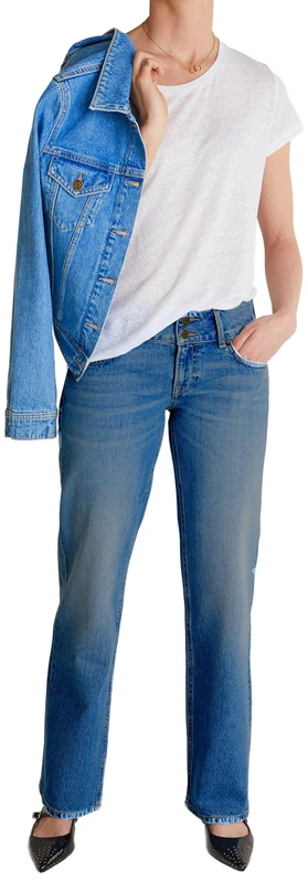 Pepe Jeans Women's Straight Jeans LW Venus Jeans,Blue,30W/28L