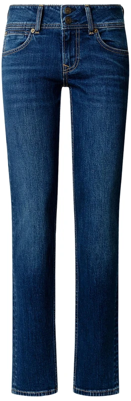 Pepe Jeans Women's Slim Jeans LW Venus Jeans, Blue (Denim-5FD), 31W/30L