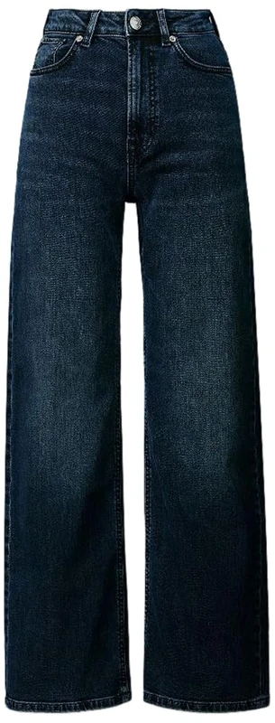 Pepe Jeans Women's Straight Jeans UHW Lexa Jeans,Black,32W/32L