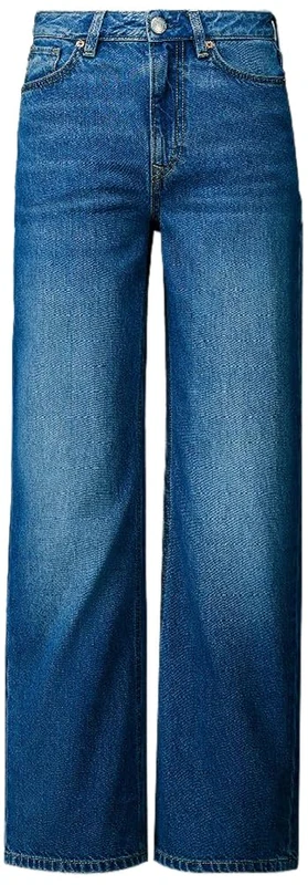 Pepe Jeans Women's Straight Jeans UHW Lexa Jeans,Blue,32W/34L