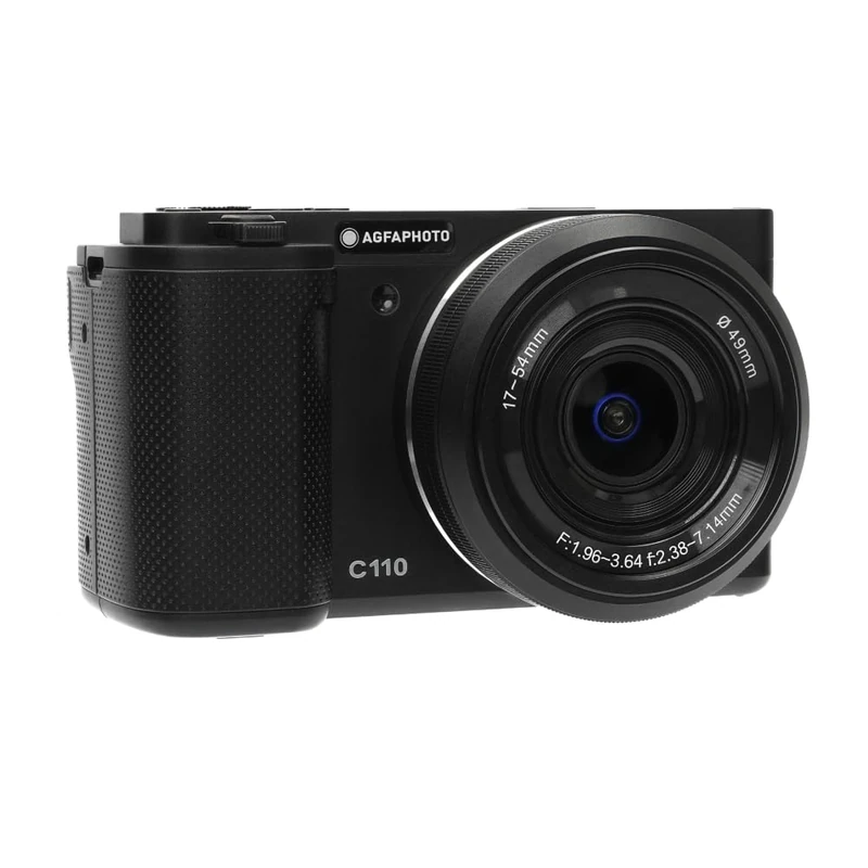 AgfaPhoto – 24MP Digital Compact Camera – Realishot C110 – 4K Video – 3x Optical Zoom – 2.8" Tilting Screen – Built-in Wi-Fi – Ideal for Vlogging, YouTube, TikTok & Travel - Image 1