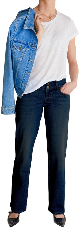 Pepe Jeans Women's Straight Jeans LW Venus Jeans,Black,31W/32L - Image 1
