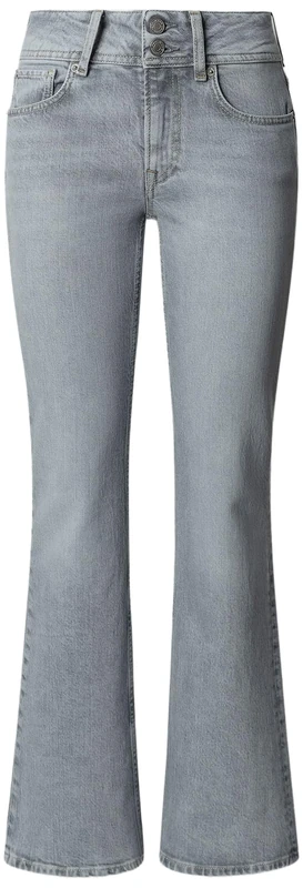 Pepe Jeans Women's Flare Jeans MW Venus Jeans, Blue (Denim-8VH), 28W/34L