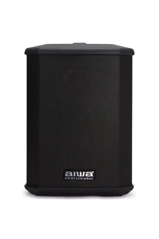 AIWA AX-1PRO Portable Active Speaker with Battery, 100W RMS with DSP, Bluetooth 5.0 TWS, 3 Mixing Channels, 106 dB, XLR/Jack Inputs, USB, 35 mm Post