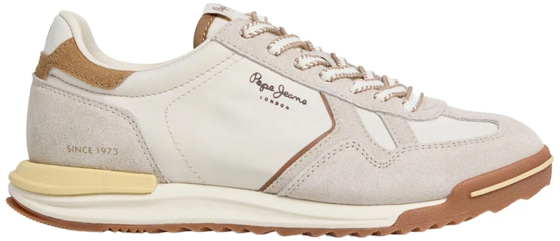 Pepe Jeans Women's Marvin Light W Sneak, White (Optic White), 5 UK