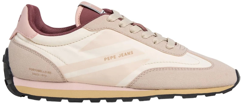 Pepe Jeans Women's Jane Brand W Sneak, Brown (Sand Beige), 6 UK