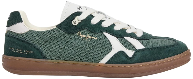 Pepe Jeans Men's Ball Natural M Sneak, Green (Vintage Green), 12 UK