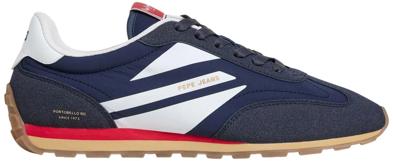 Pepe Jeans Men's Jason Brand M Sneak, Blue (Royal Blue), 9 UK