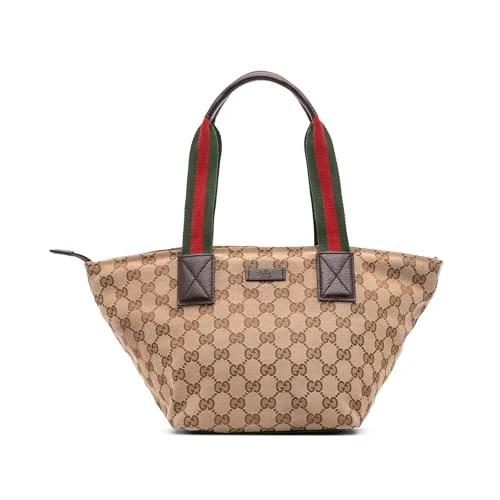 Gucci Pre-Loved GG Canvas Web Handbag