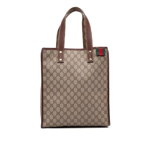 Gucci Pre-Loved GG Supreme Web Tote Bag