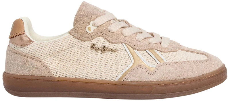 Pepe Jeans Women's Ball Natural W Sneak, Beige (Ecru White), 6 UK