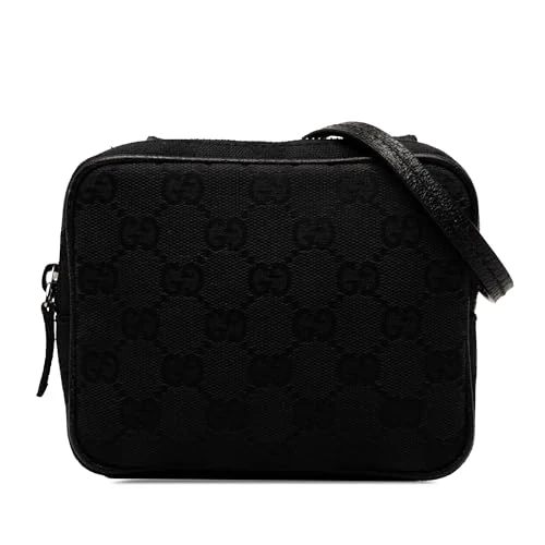 Gucci Pre-Loved GG Canvas Crossbody Bag