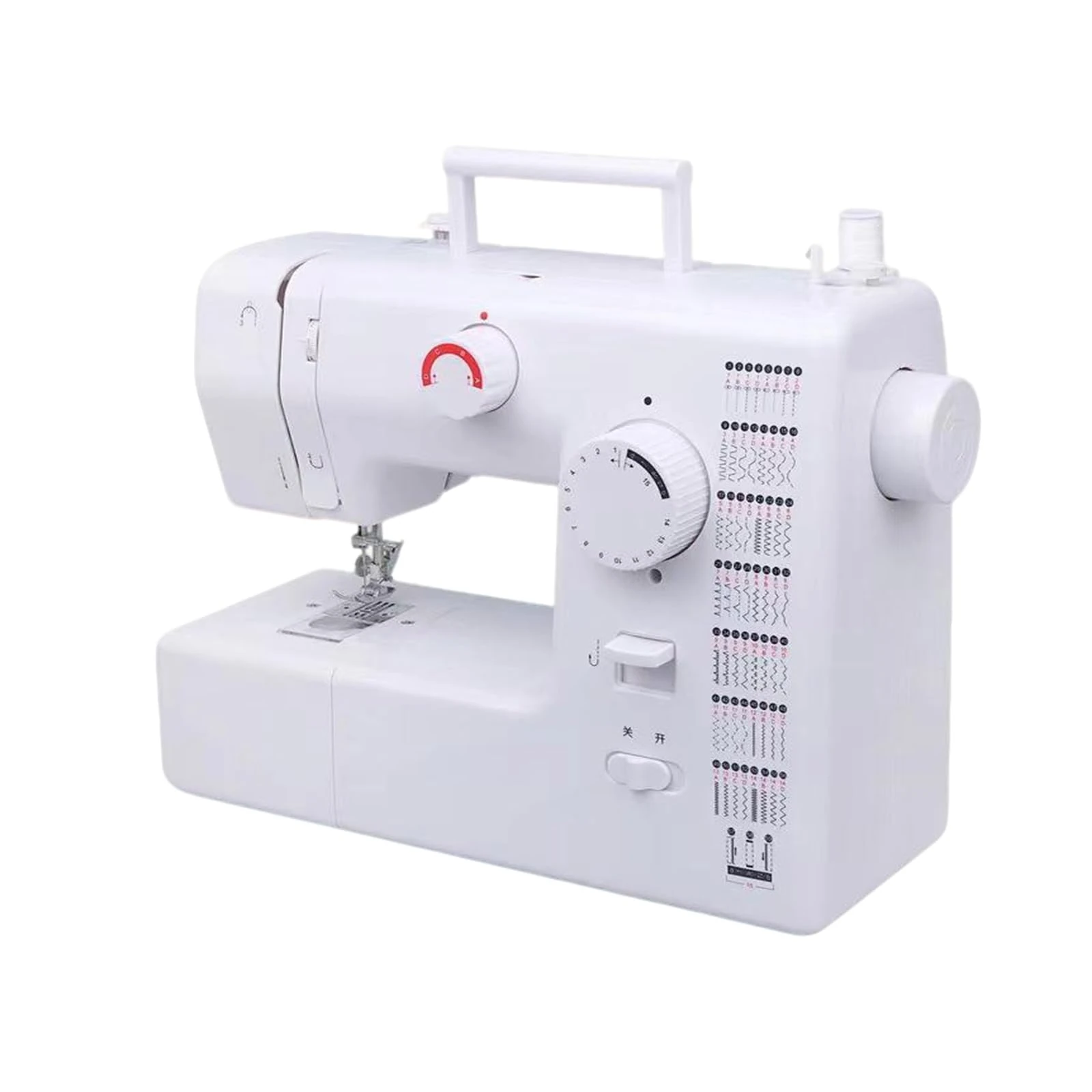 czkxey Sewing Machine, Multifunction Sewing Machines, 59 Stitches Sewings Machine, Full Metal frame, Strong Tough, with Foot Pedal, Ideal For Clothing, Pillowcases