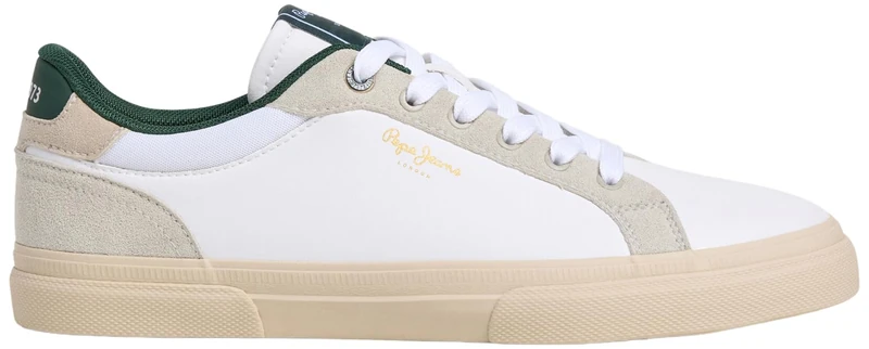 Pepe Jeans Men's Kenton City M Sneak, White (White), 45
