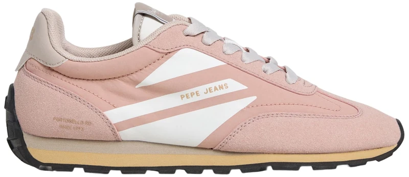 Pepe Jeans Women's Jane Brand W Sneak, Pink (Pale Beige), 38