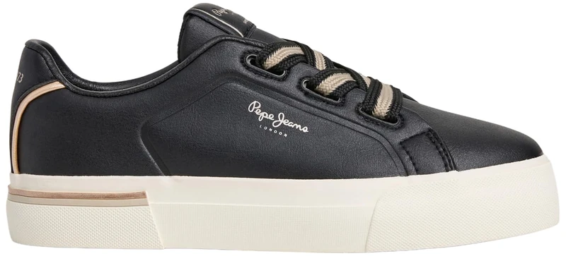 Pepe Jeans Women's Carla Basic W Sneak, Black (Black), 40