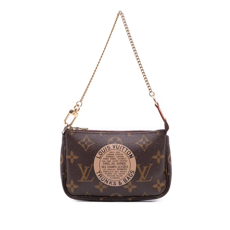 Louis Vuitton Pre-Loved Monogram Trunks And Bags Mini Pochette Accessoires Handbag