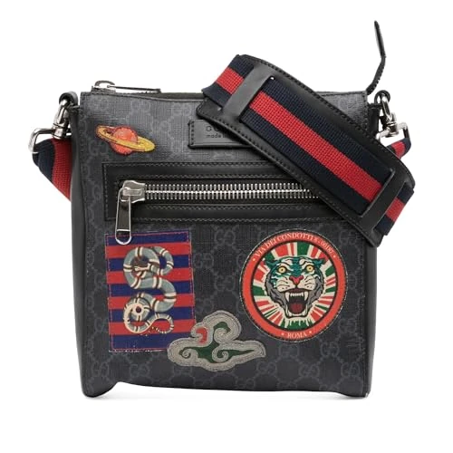 Gucci Pre-Loved GG Supreme Night Courrier Messenger Bag