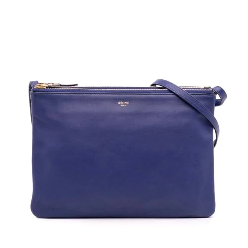 Celine Pre-Loved Large Lambskin Trio Crossbody Bag