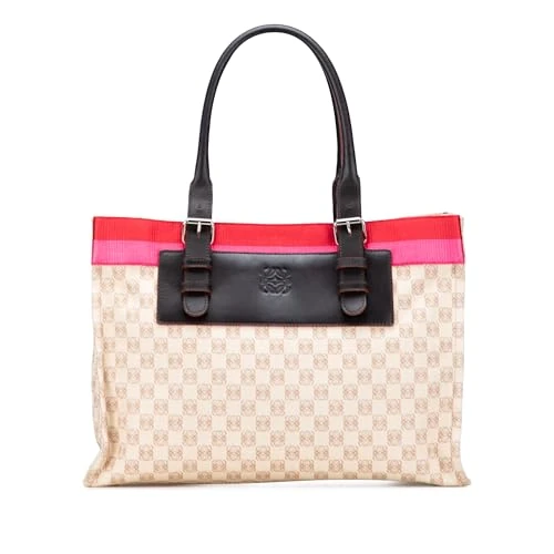 LOEWE Pre-Loved Anagram Canvas Tote Bag