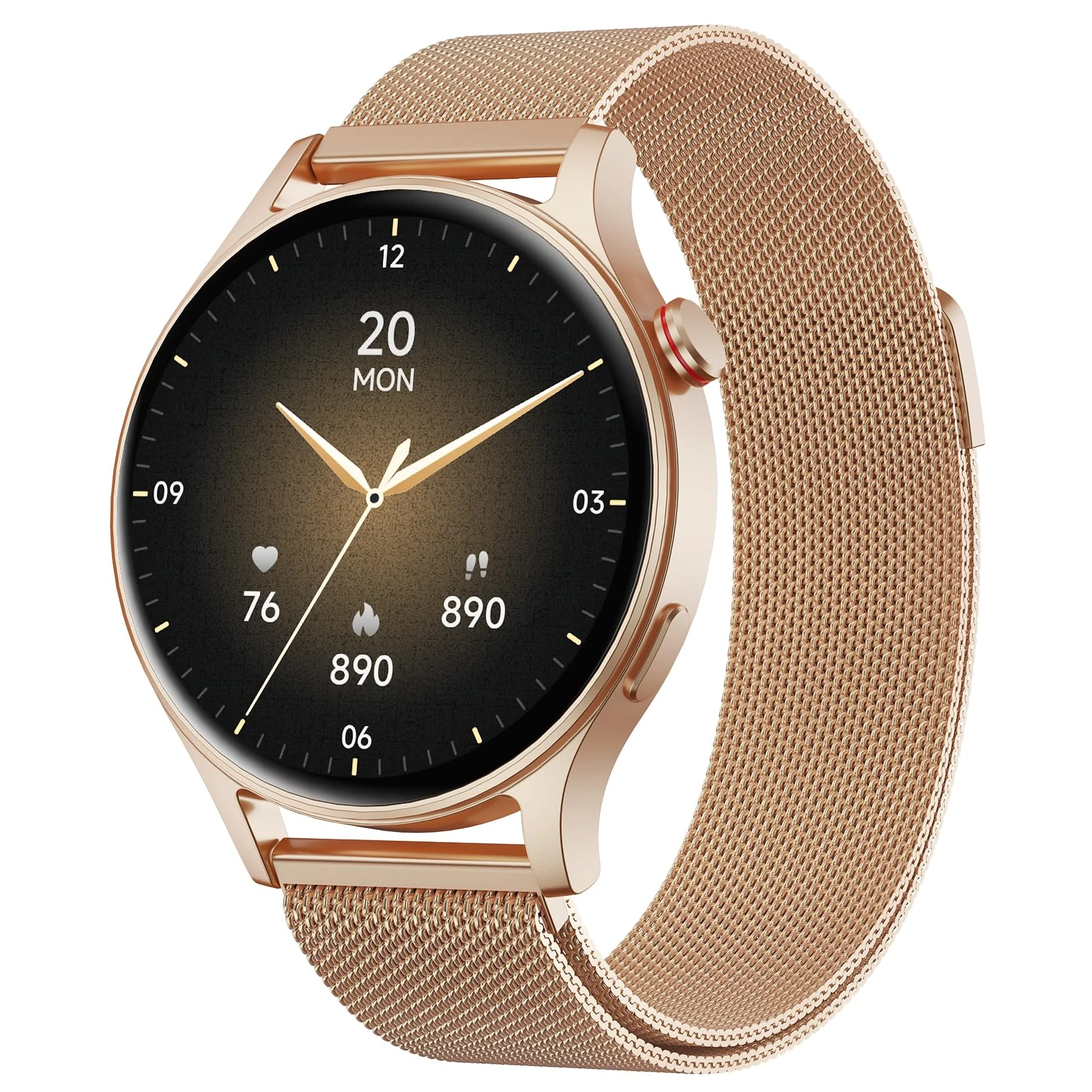 Smart Watch For Women Answer/Make call- 1.32" AMOLED Display,Ladies Smart Watches with Heart Rate/Sleep/SpO2 Monitor,Smartwatch for Samsung/iOS/Android,110+ Sports Modes & Waterproof Fitness Watch