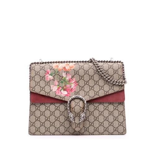 Gucci Pre-Loved Medium GG Supreme Blooms Dionysus Shoulder Bag