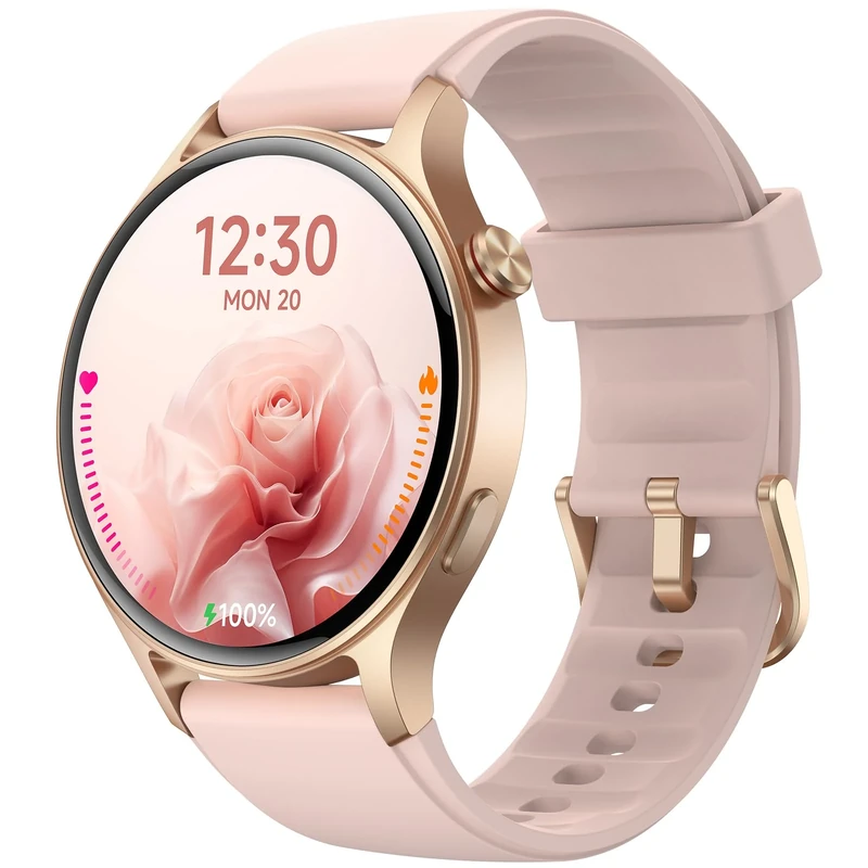 Smart Watch For Women Answer/Make call- 1.32" AMOLED Display,Ladies Smart Watches with Heart Rate/Sleep/SpO2 Monitor,Smartwatch for Samsung/iOS/Android,110+ Sports Modes & Waterproof Fitness Watch - Image 1