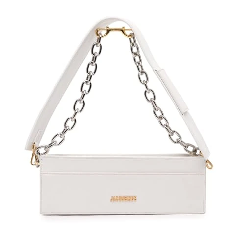 JACQUEMUS Pre-Loved Calfskin Le Ciuciu Satchel Handbag