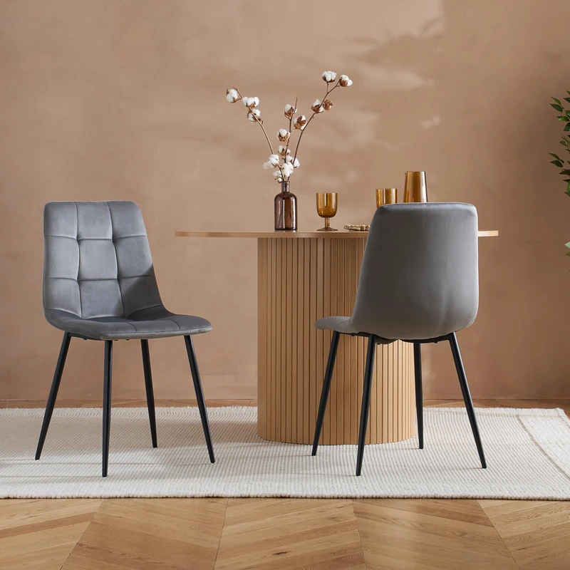 Birlea Axel Pair Of Dining Chairs - Image 1