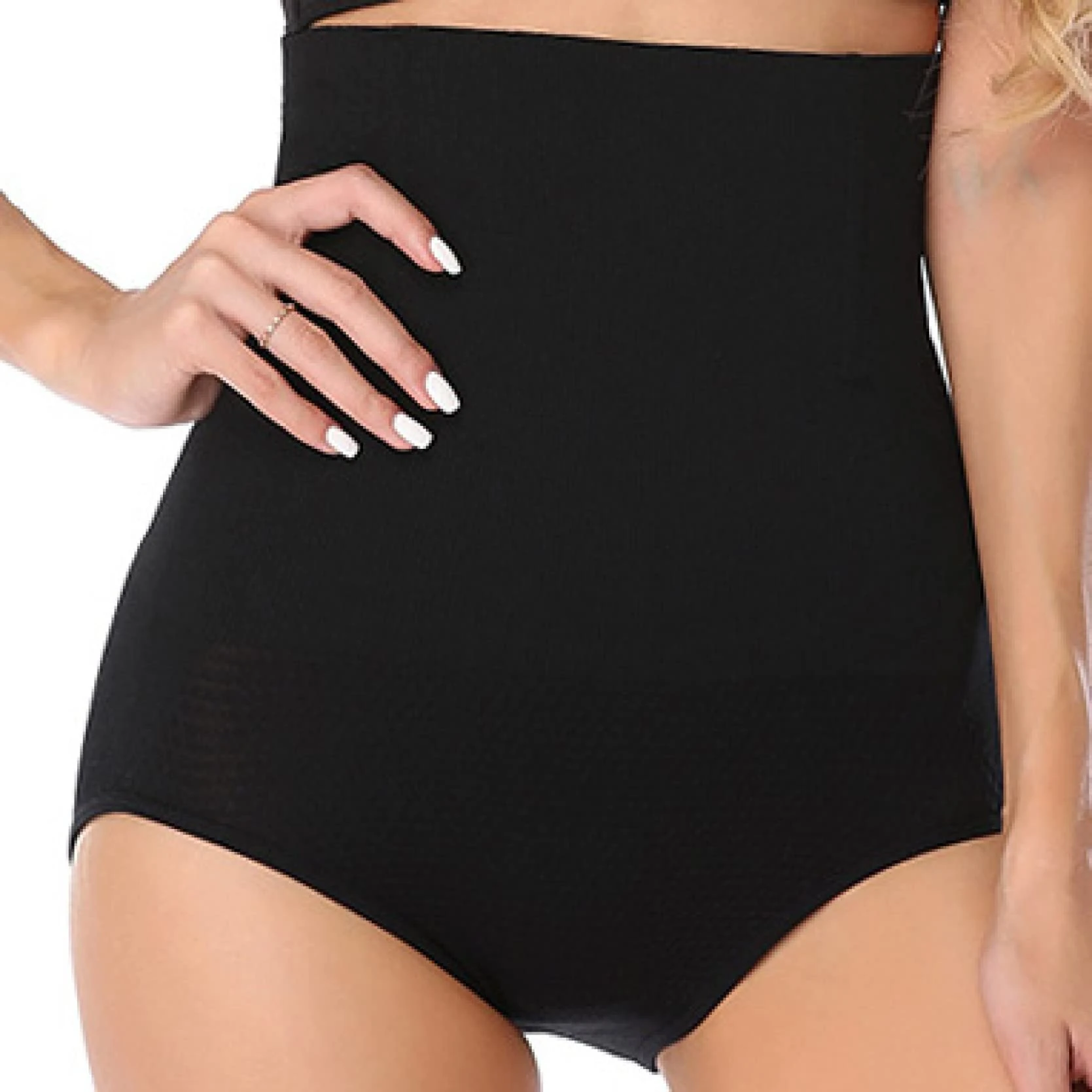 vrouwen hi-taille tummy controle butt lifter shapewear naadloze thong panty body shaper shorts stevige slipje slips