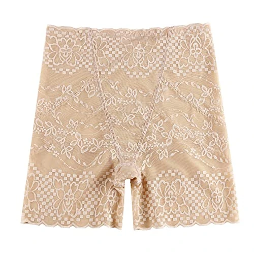 afslanken body shaper vrouwen shapewear kant borduurwerk veiligheid shorts butt lifter tummy taille trainer dunne ondergoed