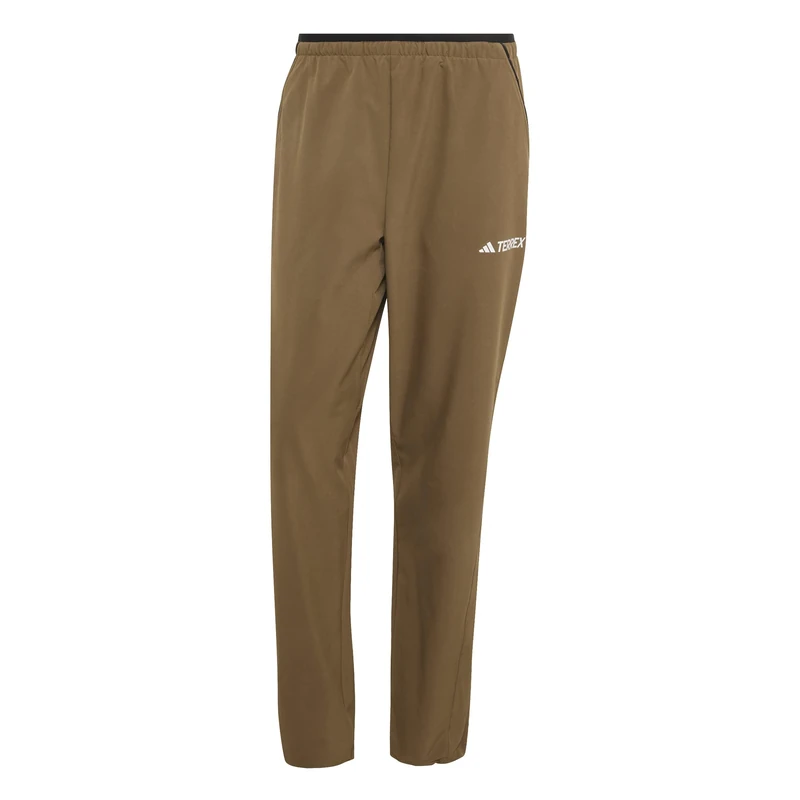 adidas Men's Terrex Multi Liteflex Pants, Brown Oxide/Black, S Short - Image 1