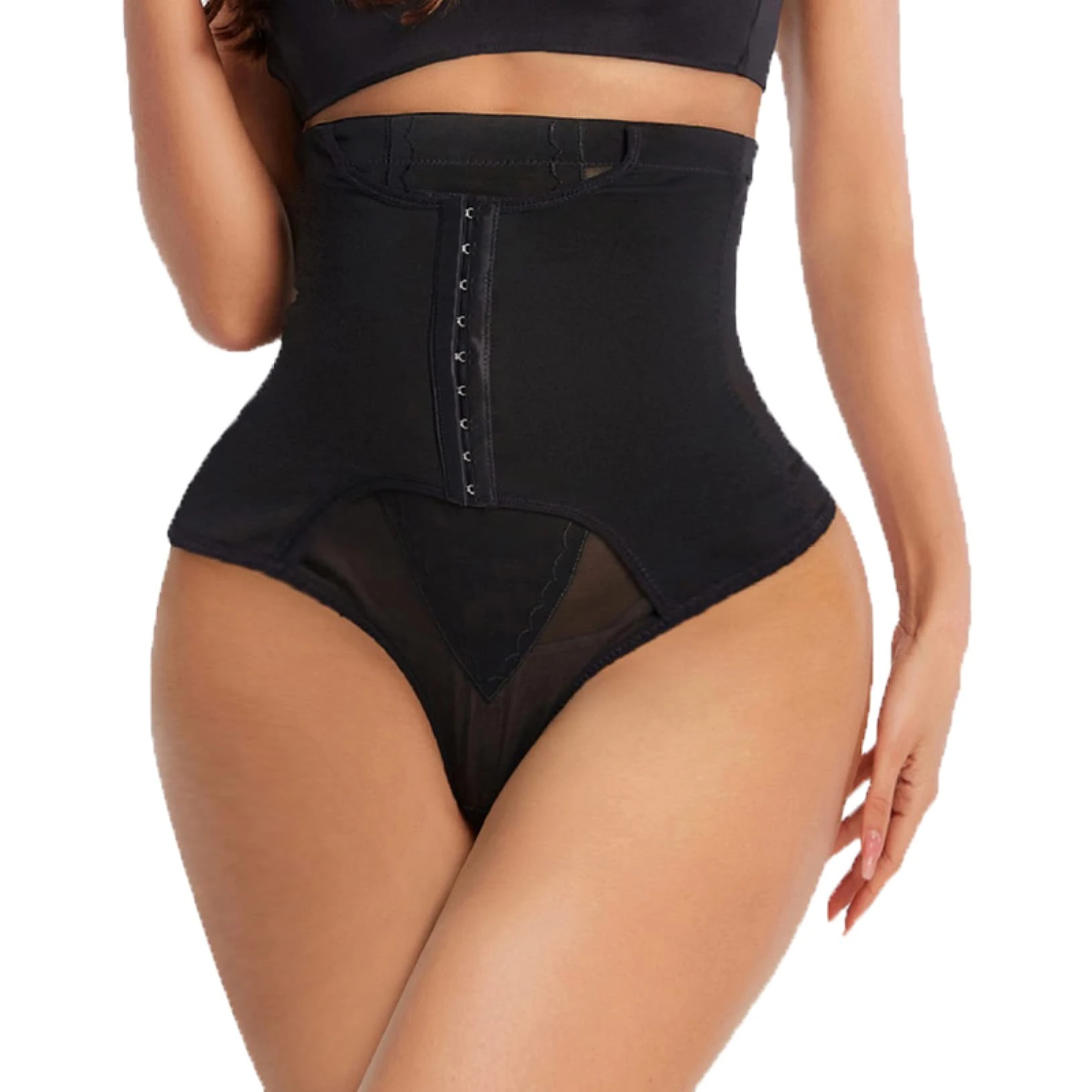 dames tummy control thong shapewear taille trainer hoog getailleerde body shaper panty gordel brief