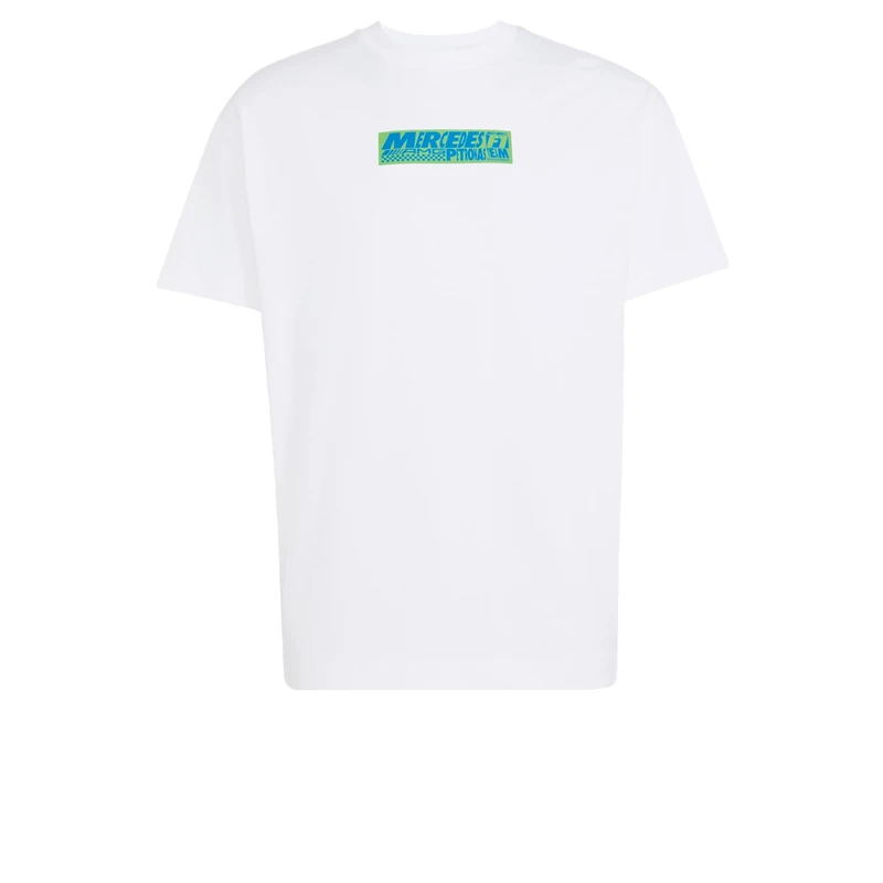 adidas Unisex Mercedes - Amg Petronas Formula 1 Team Lights On Shirt, White, S