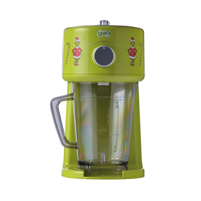 The Grinch™ Slushy Maker, One-Switch Operation, Green, 1.1L Capacity, 3 Ice Textures,