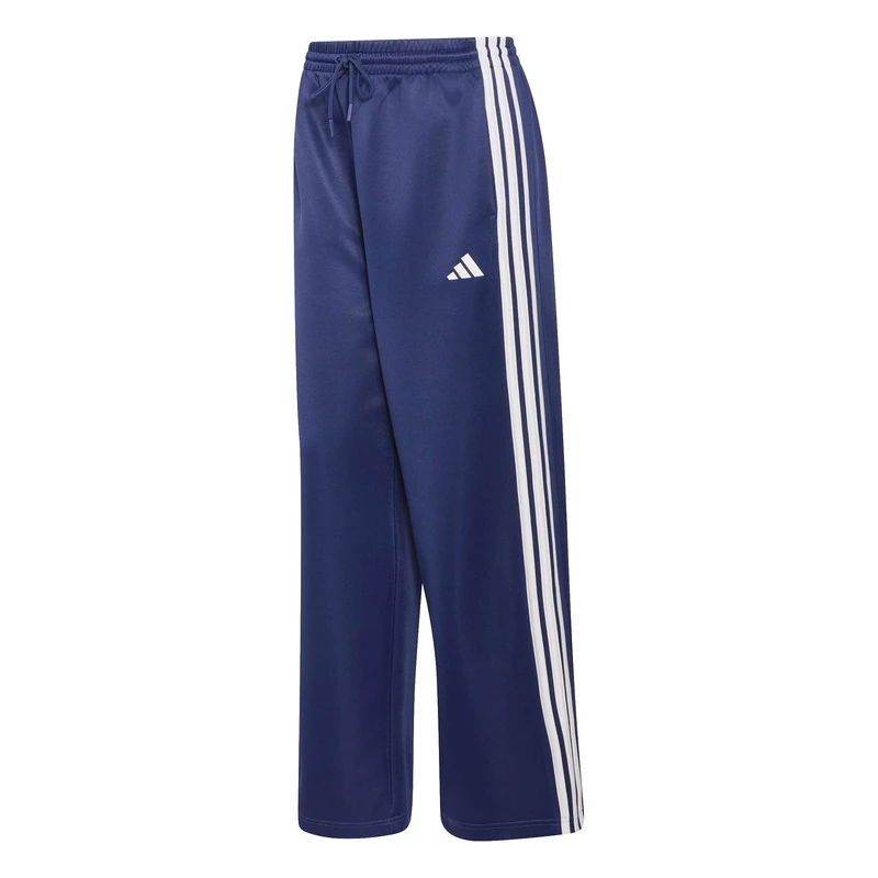 adidas Women's Stadium 3 Stripes Trackpant Pants, Dark Blue, L