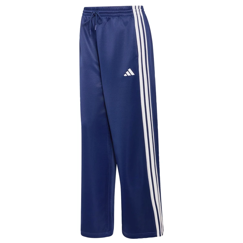 adidas Women's Stadium 3 Stripes Trackpant Pants, Dark Blue, XS