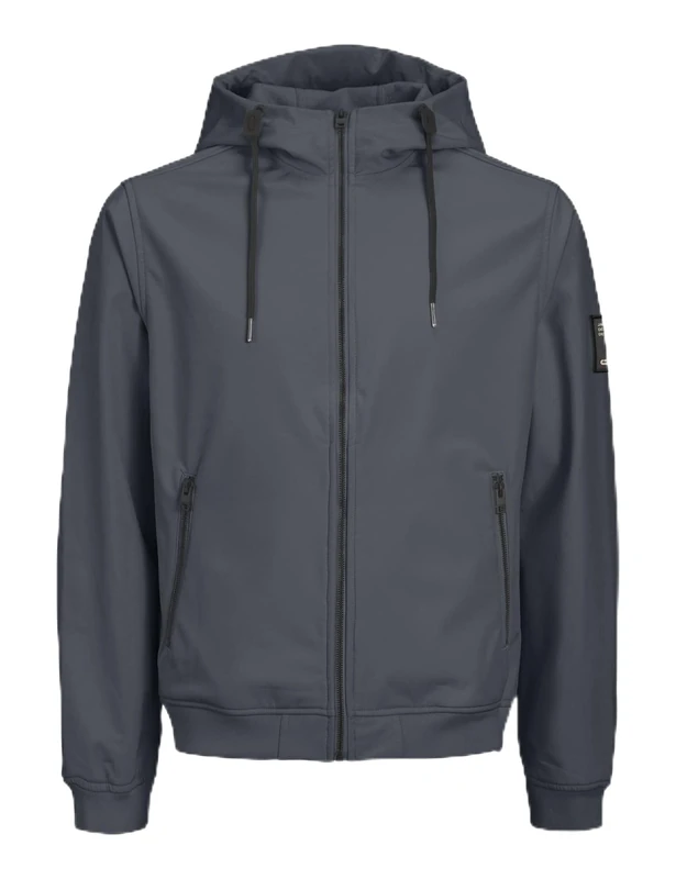Jack & Jones Men's Softshell Jacket Softshell Jacket, Turbulence, x_s