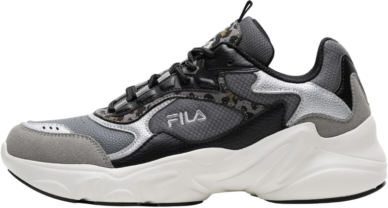 FILA Women's Collene A Wmn Sneaker, Castlerock Leopard, 6.5 UK