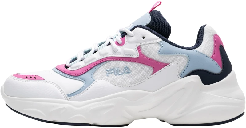 FILA Women's Collene Cb Wmn Sneaker, White Ibis Rose, 4 UK
