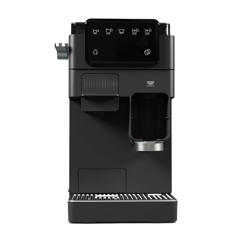 Incapto Juno Semi-Automatic Coffee Maker with Built-in Grinder and Touchscreen | Fresh Ground Coffee Bean Coffee without Capsules | Compact, Intuitive and Easy to Clean | Black