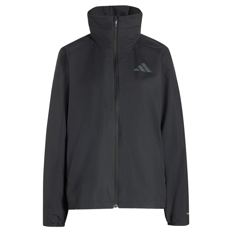 adidas Women's Terrex Multi Essentials 2 Layer Climaproof Rain Coat, black, M