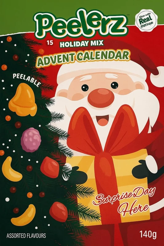 Peelerz Holiday Mix Advent Calandar 140g