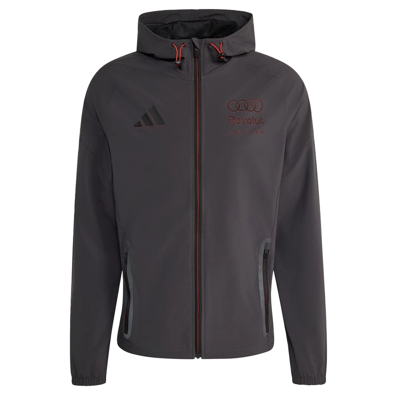 adidas men audi formula one team dna vis tech jacket black xs