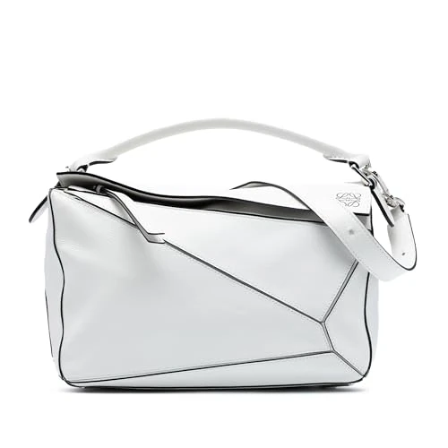 LOEWE Pre-Loved Medium Calfskin Puzzle Satchel Handbag
